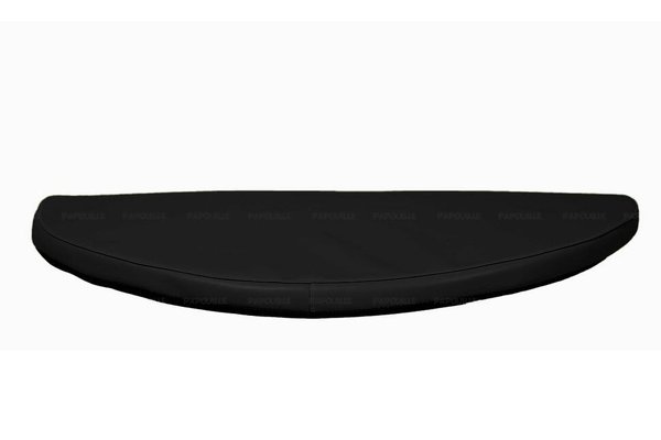 Motricité - Tapis de motricité bébé et enfant - Tapis 1/2 rond en mousse pvc 80 x 40 x 3cm noir