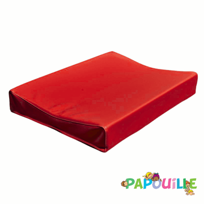 Change - Matelas à Langer - Matelas à langer incurvé galbé 50 x 70 cm en mousse pvc rouge