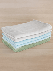 Couchage - Couverture de Lit Enfant - Couverture polaire microfibre turquoise pour couchette 75 x 115 cm