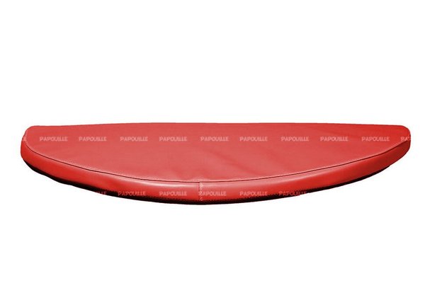 Motricité - Tapis de motricité bébé et enfant - Tapis 1/2 rond en mousse pvc 80 x 40 x 3cm rouge