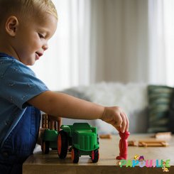 Jouets - Garages, Voitures et Circuits pour Enfant - Le tracteur magnétique de la ferme
