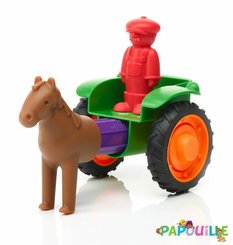 Jouets - Garages, Voitures et Circuits pour Enfant - Le tracteur magnétique de la ferme