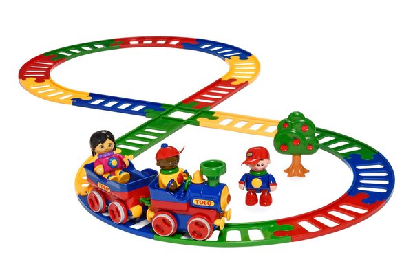 Jouets - Garages, Voitures et Circuits pour Enfant - Circuit de train avec figurines