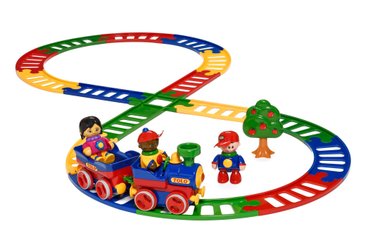 Jouets - Garages, Voitures et Circuits pour Enfant - Circuit de train avec figurines