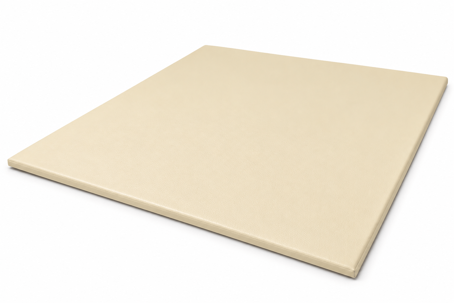 Grande aire d'évolution en mousse pvc 200x200x2cm crème