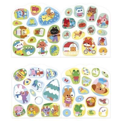 Jeux - Loisirs Créatifs  - Cahier de Stickers - Campagne