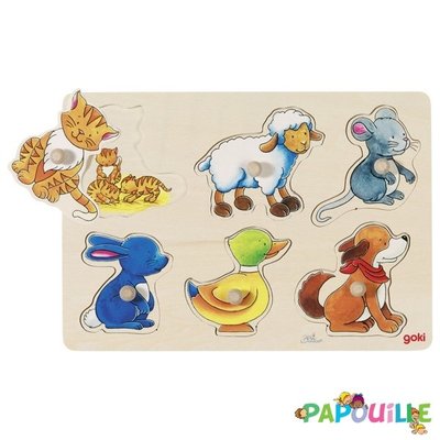 Jeux - Jeux Éducatifs et Puzzle - Puzzle avec images cachées maman et ses petits