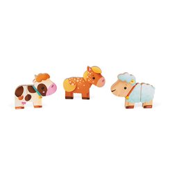 Jeux - Jeux Éducatifs et Puzzle - Magnets animaux de la ferme - 3 pièces