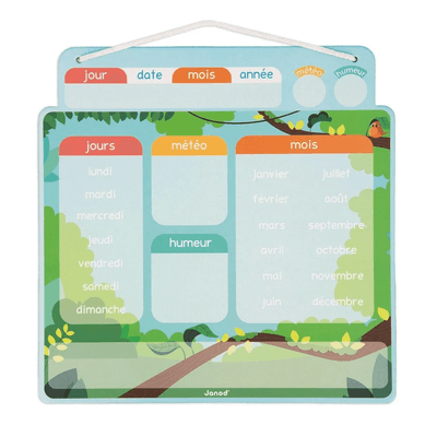 Jeux - Jeux Éducatifs et Puzzle - Calendrier magnétique - Français