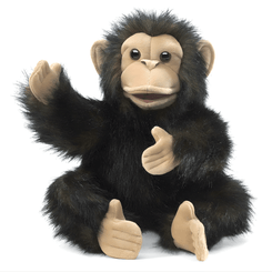Jeux - Marionnettes, Théâtre  - Marionnette - bébé chimpanzé