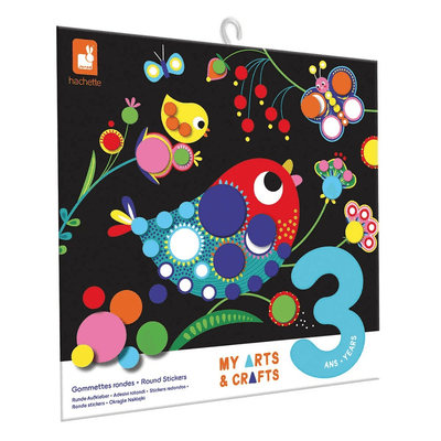 Jeux - Loisirs Créatifs  - 350 gommettes rondes - multicouleur 