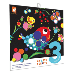 Jeux - Loisirs Créatifs  - 350 gommettes rondes - multicouleur 