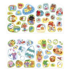 Jeux - Loisirs Créatifs  - Cahier de Stickers - Campagne