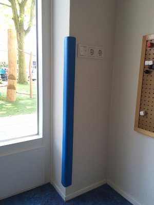 Médical et Prévention - Protection et Sécurité (EPI) - Protège angle en mousse couleur turquoise