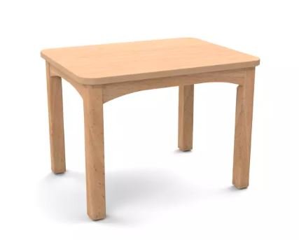 Mobilier - Table crèche et scolaire - Table en bois pour crèche 64 x 50 cm T2 - Naturel