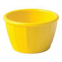 Repas - Raviers, Coupelles et boite de conservation - Coupe à compote en mélamine jaune