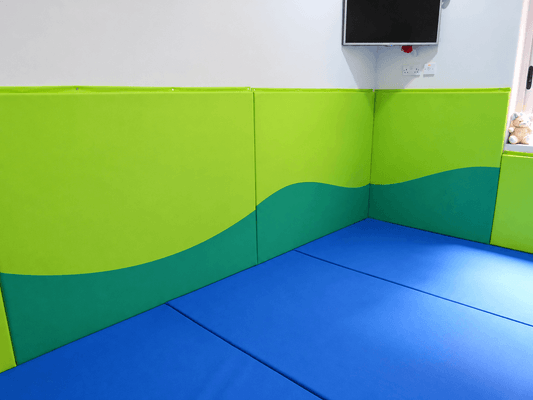 Motricité - Tapis de gym sur mesure - Tapis mural d'intérieur en mousse pvc épaisseur 3 cm sur-mesure