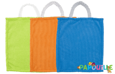 Repas - Bavoir - Bavoir microfibre 35 x 45 vert / indestructible
