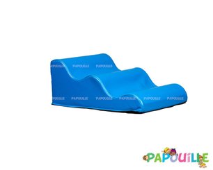 Motricité - Module de Motricité Bébé - Module petite vague marée en mousse pvc h.23 bleu