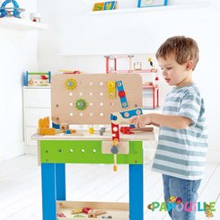Mobilier - Mobilier de jeux d'imitation - Grand établi bois du bricoleur