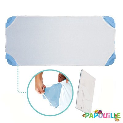 Couchage - Linge de Lit Bébé, Enfant  - Drap housse plateau pour couchette poly-coton 131x58cm blanc