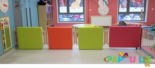 Mobilier - Barrière de séparation & Cloison crèche - Barrière de séparation sur mesure collectivité