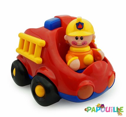 Jouets - Garages, Voitures et Circuits pour Enfant - Camion de pompier avec 2 figurines de pompier