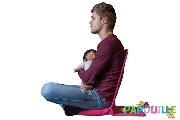 Mobilier - Tabouret et Assise au sol - Siège au sol adulte imperméable simili cuir fushia