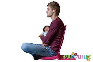 Mobilier - Tabouret et Assise au sol - Siège au sol adulte imperméable simili cuir fushia