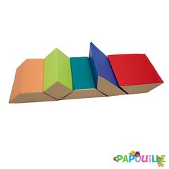 Motricité - Parcours de Motricité Maternelle - Kit de modules ultra portable en mousse pvc