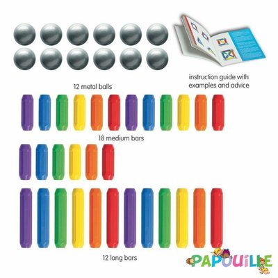 Jouets - Jeux de Construction - Blocs de construction magnétique basic 42 pieces