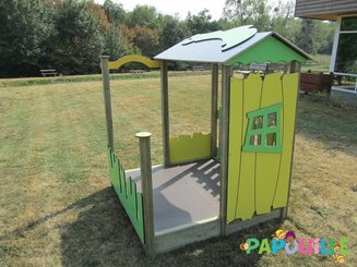 Mobilier - Aire de jeux et structure extérieure - Chalet enfant bois mississippi