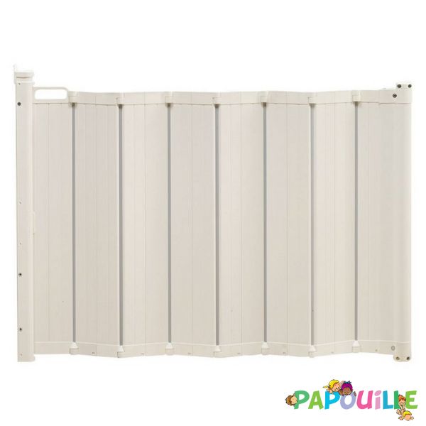 Barrière de sécurité enfant accordéon guard me blanc BabyDan Papouille