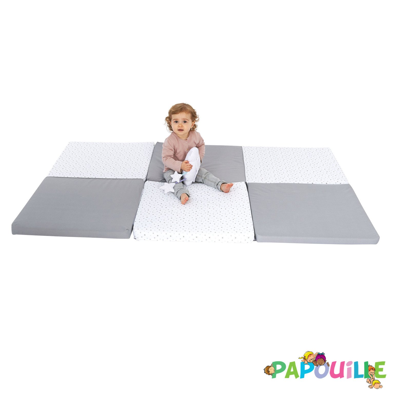 Tapis pliable de motricité 180 x 120 x 4cm Candide