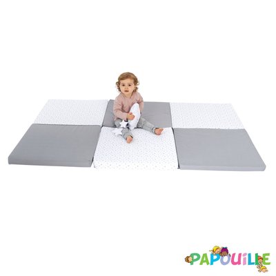 Motricité - Tapis de motricité bébé et enfant - Tapis pliable de motricité 180 x 120 x 4cm