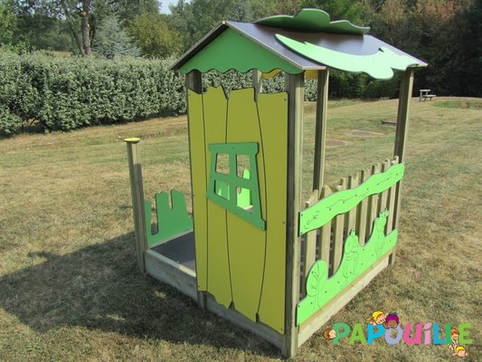 Mobilier - Aire de jeux et structure extérieure - Chalet enfant bois mississippi