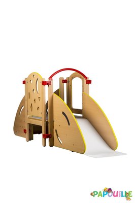 Mobilier - Structure de motricité / activité intérieur - Structure 1er pas en ligne hêtre