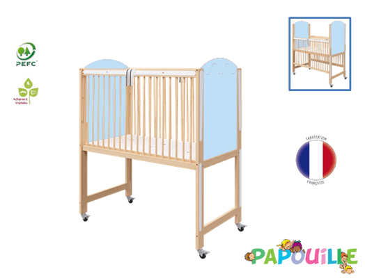 Couchage Lit Creche En Bois Bebe Enfant Papouille