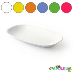 Repas - Raviers, Coupelles et boite de conservation - Destockage ravier oval blanc