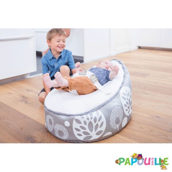 Babymoov Transat et balancelle Bebe - Pouf evolutif doomoo nid