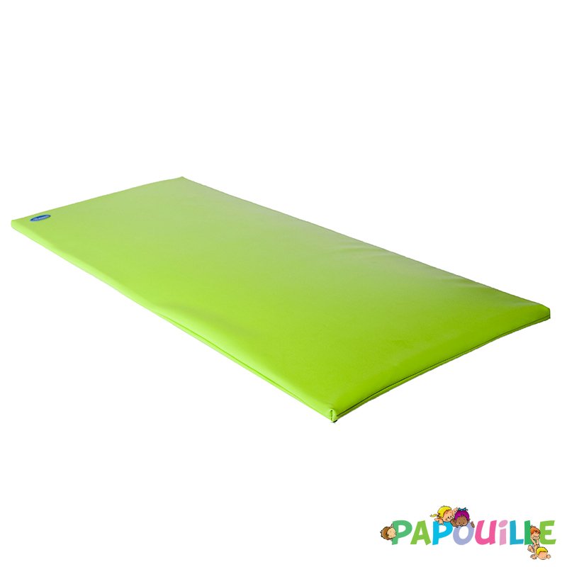 Tapis de gymnastique en mousse pvc 150x50x2cm vert