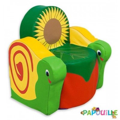 Mobilier - Meuble en mousse et Pouf - Destockage fauteuil nature avec accoudoirs