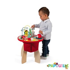 Jouets - Jouets à Empiler ou à Encastrer - Table d'activités enfant baby forest (bois) janod