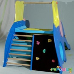 Mobilier - Aire de jeux et structure extérieure - Toboggan extérieur éléphant bleu