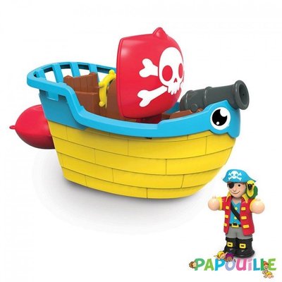 Jouets - Garages, Voitures et Circuits pour Enfant - Mon bateau de pirates avec figurine