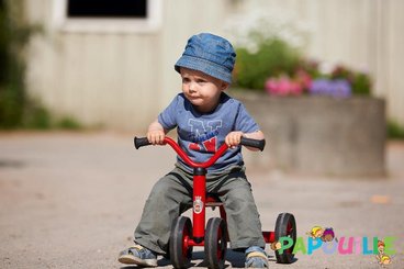Jeux - Porteurs, Draisiennes, Marcheurs - Porteur enfant mini viking quatre roues pushbike