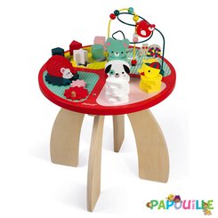 Jouets - Jouets à Empiler ou à Encastrer - Table d'activités enfant baby forest (bois) janod