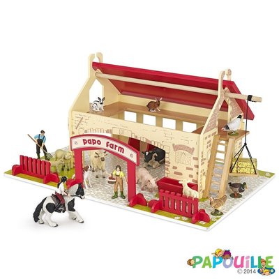 Jouets - Figurines - La grande ferme en bois (figurines papo)