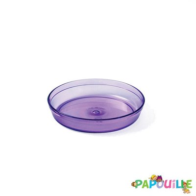 Repas - Raviers, Coupelles et boite de conservation - Coupelle copolyester 15 cl transparent violet
