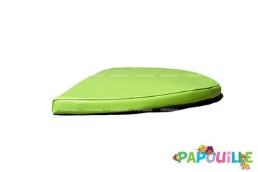 Motricité - Tapis de motricité bébé et enfant - Tapis 1/2 rond en mousse pvc 80 x 40 x 3cm